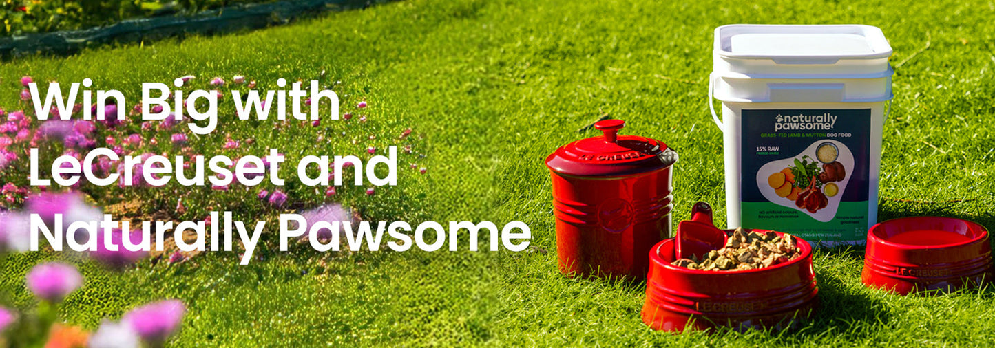 Win Big with Naturally Pawsome & Le Creuset!